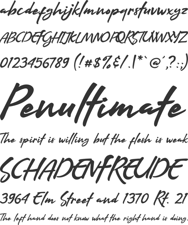 Arkipelago font preview