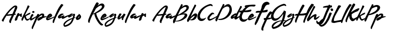 Arkipelago Regular font
