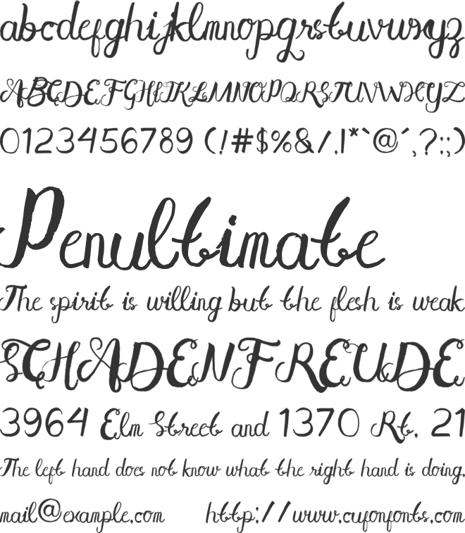 Aisy Khadijah font preview