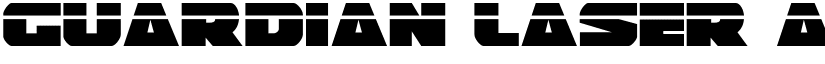 Guardian Laser font