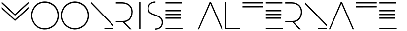 Moonrise Alternate font