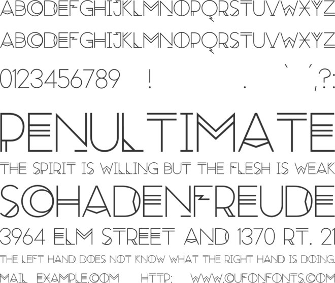 Moonrise font preview