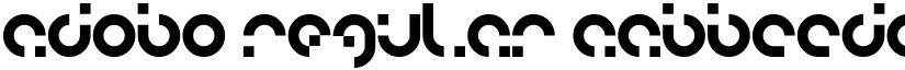 adobo Regular font