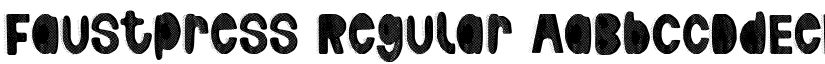 Faustpress Regular font