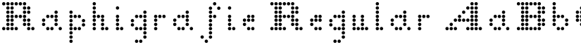 Raphigrafie Regular font