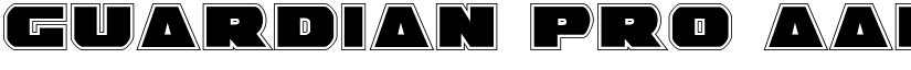 Guardian Pro font
