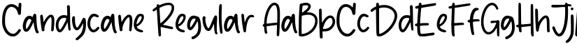 Candycane Regular font