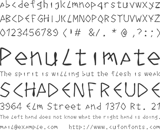 rocky rockin font preview