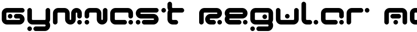 Gymnast Regular font