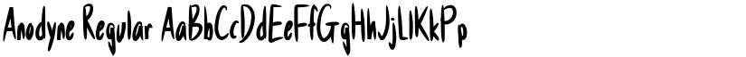 Anodyne Regular font