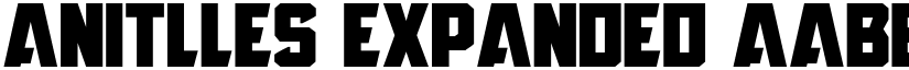 Anitlles Expanded font