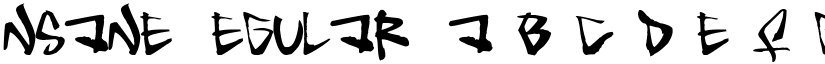 Insane Regular font