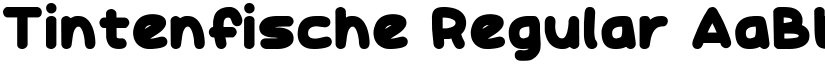 Tintenfische Regular font