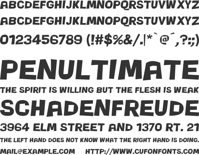 Motivota font preview