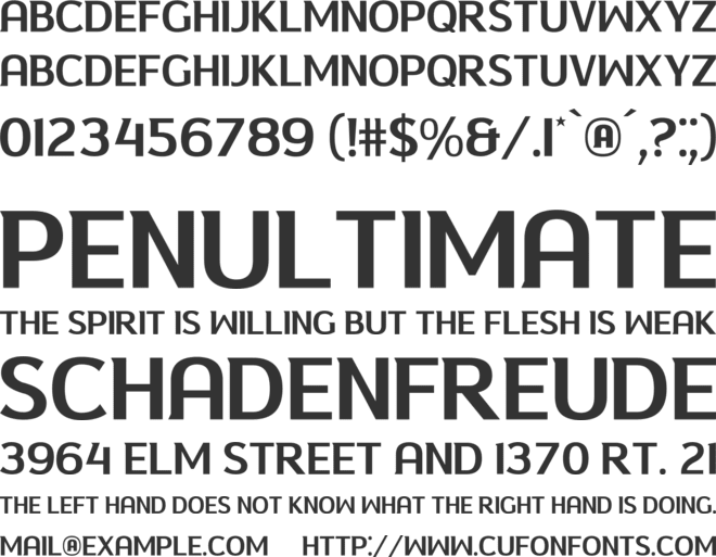 Roller Coaster font preview