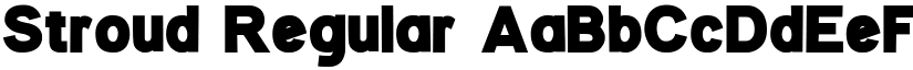 Stroud Regular font