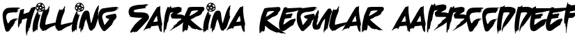 Chilling Sabrina Regular font