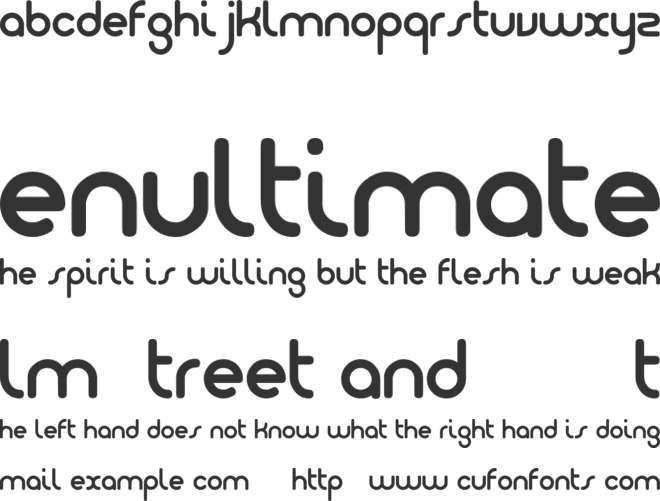 Dodopop font preview