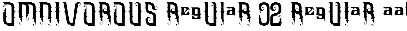 Omnivorous Regular 02 Regular font