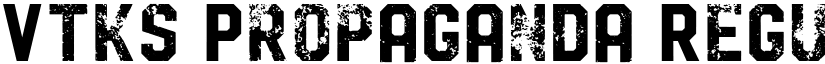 Vtks Propaganda Regular font