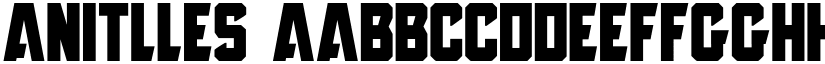 Anitlles font