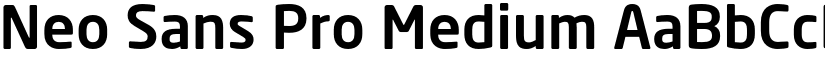 Neo Sans Pro Medium font