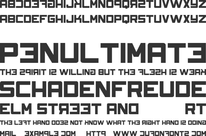 Fenix font preview