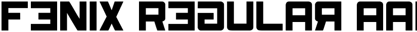 Fenix Regular font