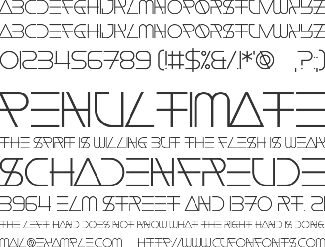 Float The Boat font preview