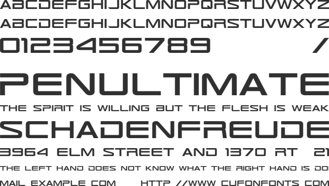TR-909 font preview