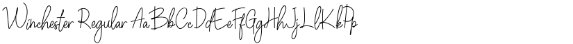 Winchester Regular font