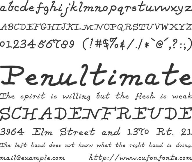 Carrollus Magnus font preview