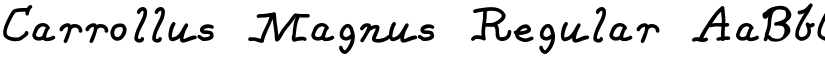 Carrollus Magnus Regular font