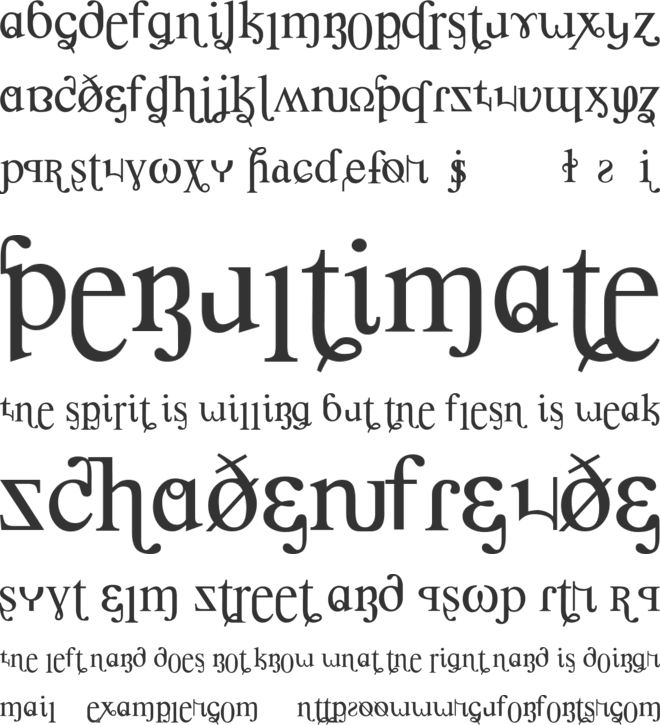 Ultra Kickass font preview