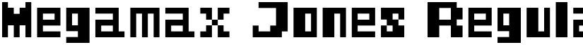 Megamax Jones Regular font