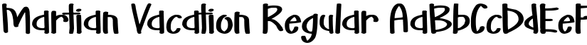 Martian Vacation font download