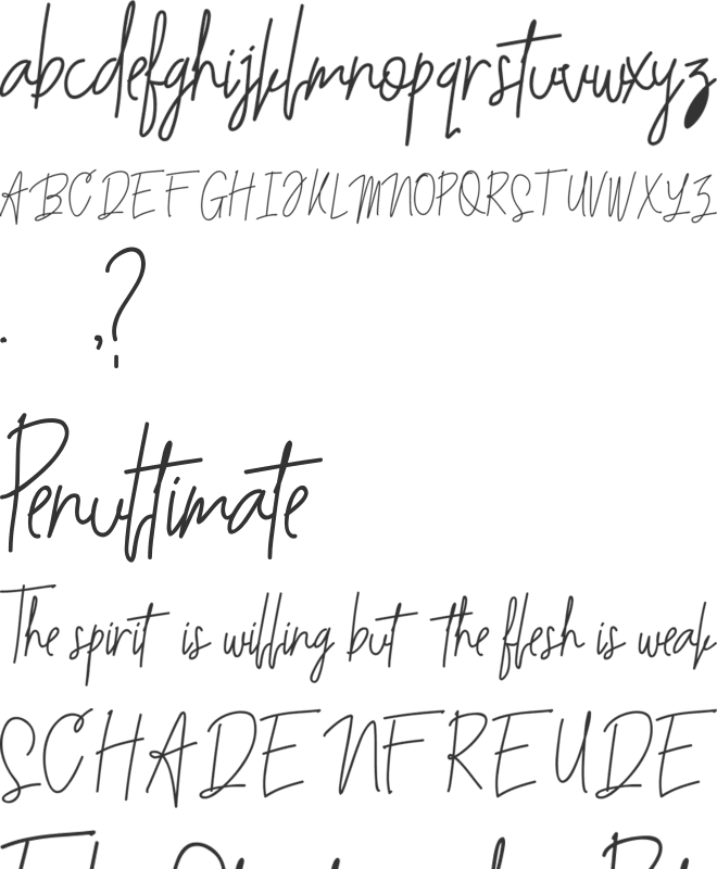 Budaphest font preview