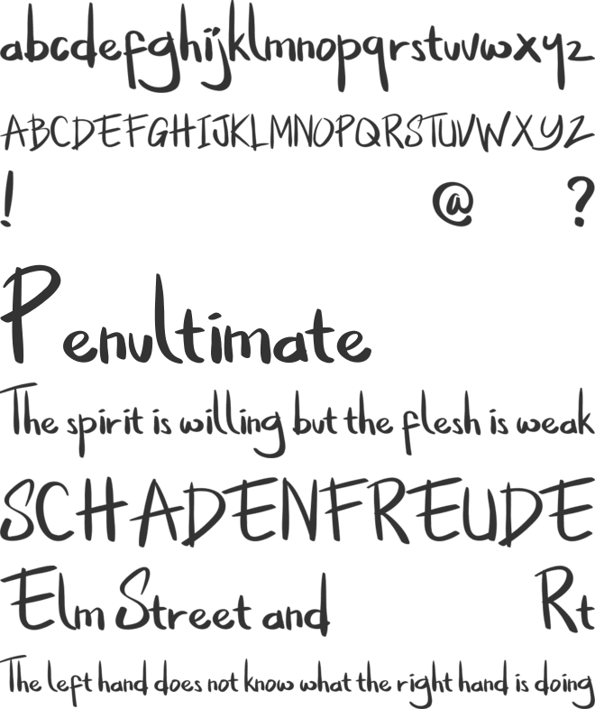 Little Jack font preview