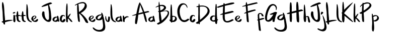 Little Jack Regular font