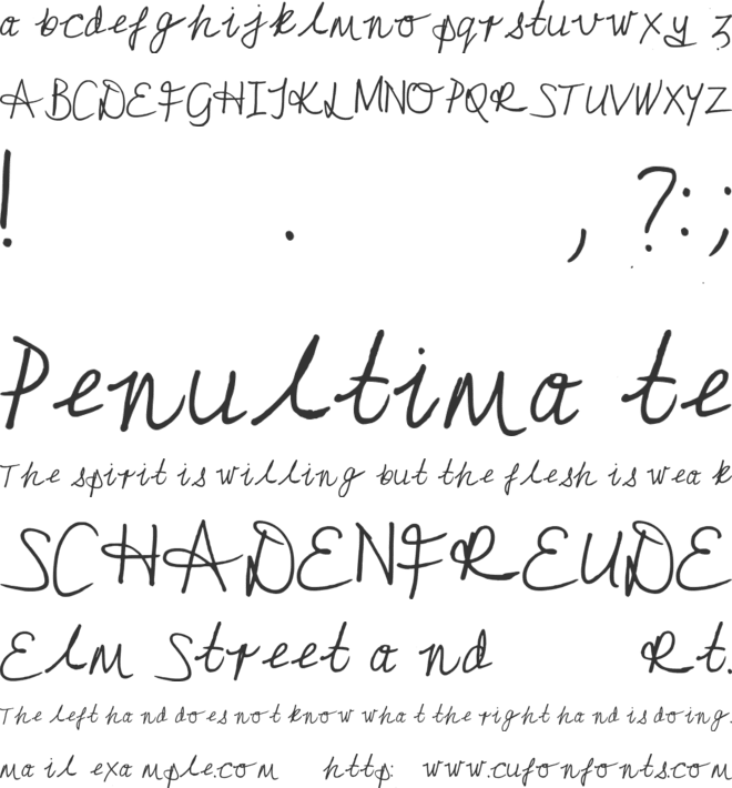 Aldertonsage font preview