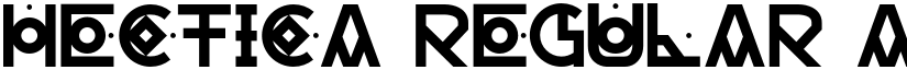 HECTICA Regular font