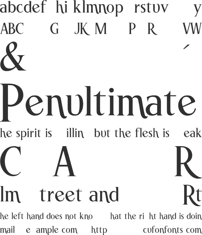 Christopher Robin font preview