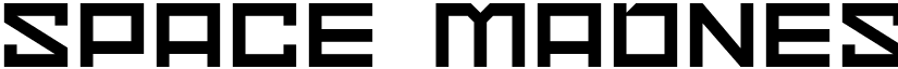 Space Madness Regular font