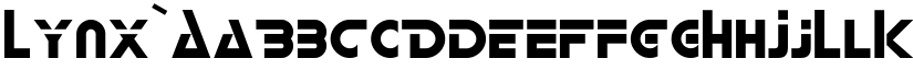 Lynx font download