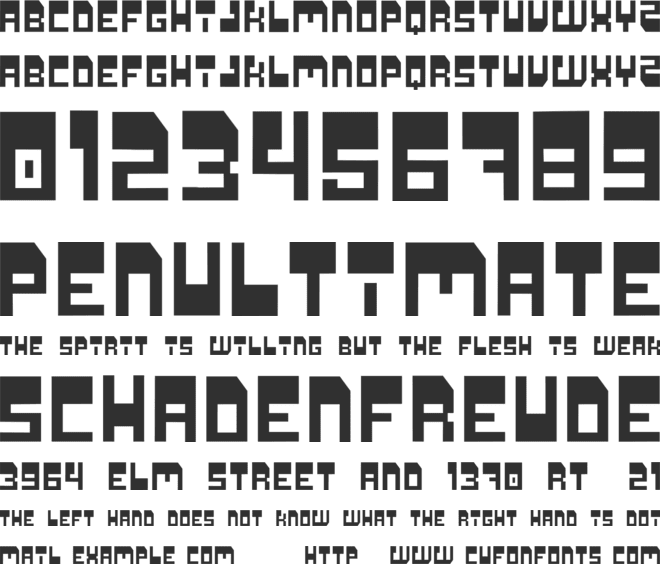 Galaxia font preview
