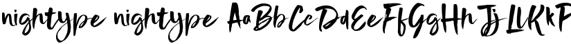 nightype nightype font