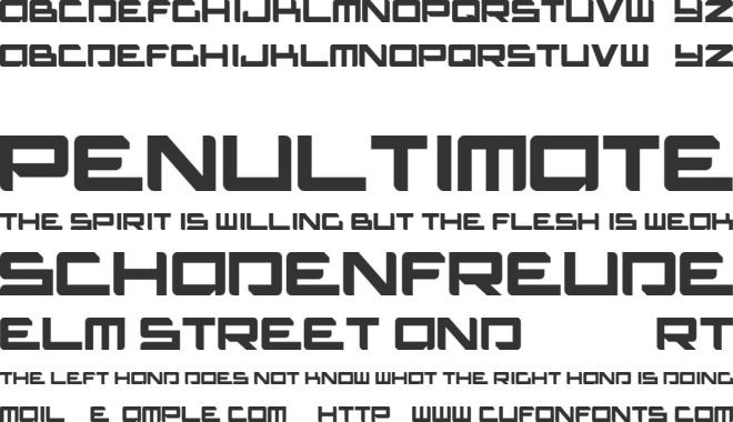 Gortham font preview