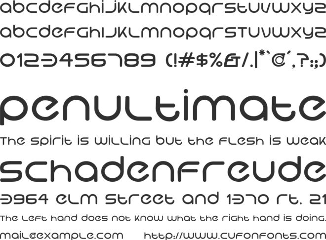 Lollipoptron font preview