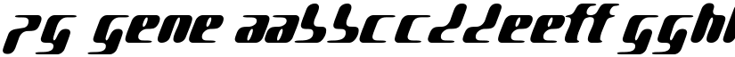 pg GENE font