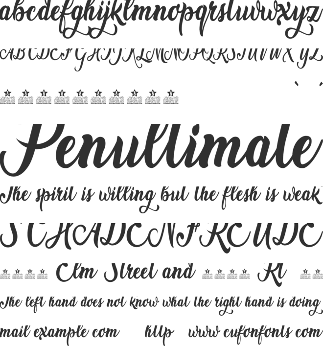 Amsterdam font preview